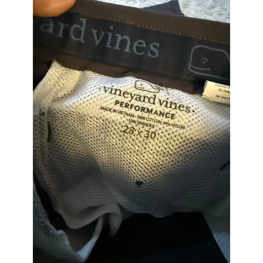 Vineyard Vines Performance Pants Men's 28/30 Gray
